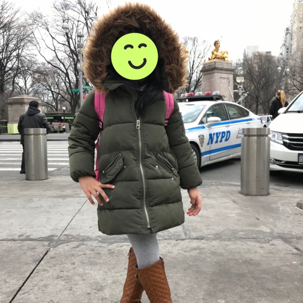 Zara parka/coat army green